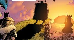 Click here to view more images from Stoick the Vast during the comics and graphic novels.