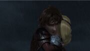 Hiccup hugging Astrid