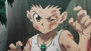 Gon tries forcing Genthru to use Little Flower