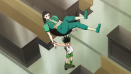 Gon throws Illumi