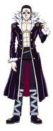 Chrollo Lucilfer's full body appearance