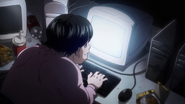 Milluki uses the latest computer model at the time in which he wished to Alluka to get