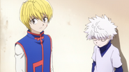 Kurapika and Killua in the Final Phase