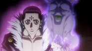 Chrollo using Neon's Lovely Ghostwriter ability