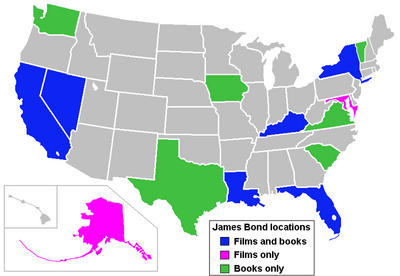 Bond locations USA