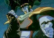 Star Platinum's appearance in the OVA.