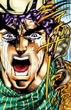 A tearful Joseph screaming Caesar's name