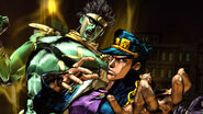 Jotaro and Star Platinum in ASB