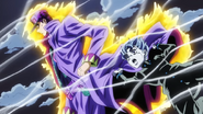 Jotaro thanks Koichi within stopped time