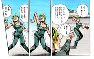 Jolyne correcting F.F to control her hip