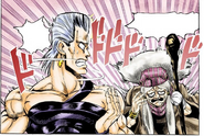 Enya chasing Polnareff