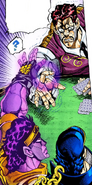 Star Platinum breaks Daniel J. D'Arby's fingers