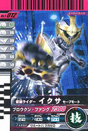 Kamen Rider IXA Save mode card