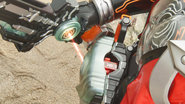 an "Eye Contact", which shoots a red light into the secured Ghost Eyecon to activate a finisher