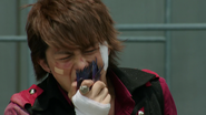 Kaito eating a Helheim fruit; later become Lord Baron