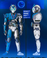 Kamen Rider Vulcan Shooting Wolf concept art