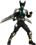 Kamen Rider Birth armed with Cutter Wing