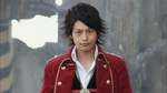 Captain Marvelous Gokai Red, became Kamen Rider OOO through the Gokai Change (Tajadol Combo)