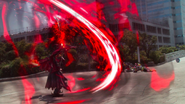 Gamedeus Machina's red energy slash