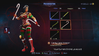 Christmas-themed colors and accessories