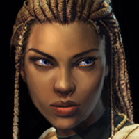 Maya at the character select screen of Killer Instinct (2013)