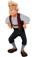 Render de Geppetto dans Kingdom Hearts