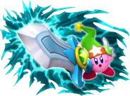 Artwork de Kirby Gran Espada.