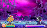 Rey Dedede vs Meta Knight Oscuro en el modo Aventura Dedede.