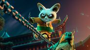 Shifu battling Kai in the garden in Kung Fu Panda 3