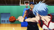 Aomine catches Kuroko's Ignite Pass Kai