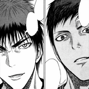 Aomine and Kagami just before their match