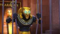 Lioness face, when using the power of Sekhmet.