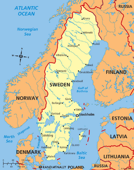 Sweden Map