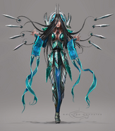 Irelia Concept (by Riot Artist Eduardo Gonzalez)