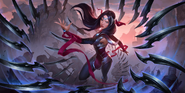 Irelia "Legends of Runeterra" Illustration 2 (by Riot Contracted Artists Sixmorevodka Studio)