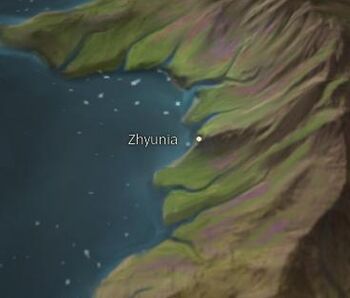 Zhyunia map