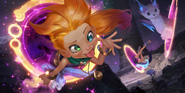 Zoe "Legends of Runeterra" Illustration 1 (by Riot Contracted Artists Sixmorevodka Studio)