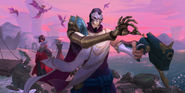 Jhin "Legends of Runeterra" Illustration 1 (by Riot Contracted Artist Alessandro Poli)