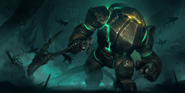 Nautilus "Legends of Runeterra" Illustration 1 (by Riot Contracted Artists Sixmorevodka Studio)