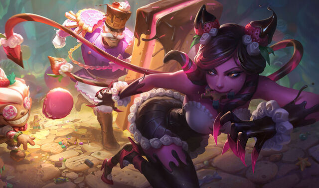 Gumdrop Poros in the Sugar Rush Braum, Evelynn and Ziggs Splash