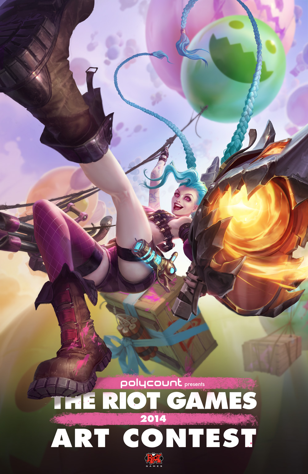 Jinx Polycount Poster