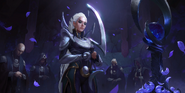 Diana "Legends of Runeterra" Illustration 1 (By Riot Contracted Artists Sixmorevodka Studio)