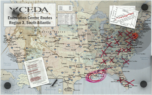 CEDA Evacuation Map