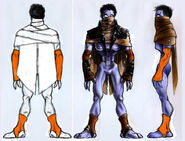 Arnold Ayala's early concept art of Raziel (SR1).