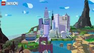 A view of the Powerpuff Girls Adventure World