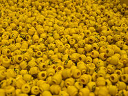 An enormous pile of minifigure Heads