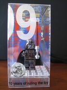 The chrome Vader from the 2009 Toy Fair