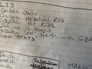 Pages from the game designer's notebooks, outlining some early ideas for LEGO Island 3, inspired by Everquest and Asheron's Call[25]