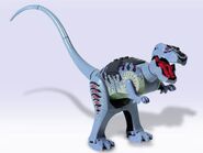 2001 Sand blue T-Rex from the Dinosaurs theme.