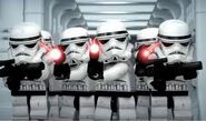 Stormtroopers as seen in LEGO Star Wars: Bombad Bounty